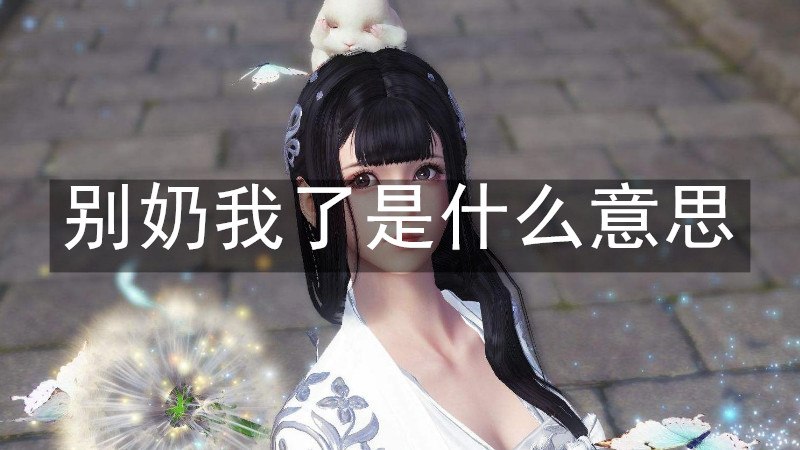 别奶我了是什么意思