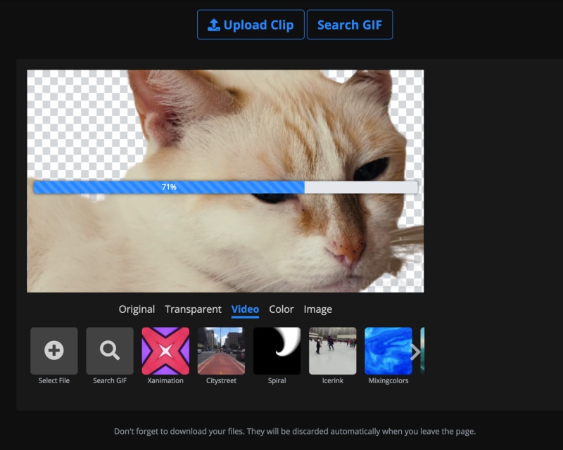 Unscreen – 在线清除视频背景的网站，一键给视频抠图！