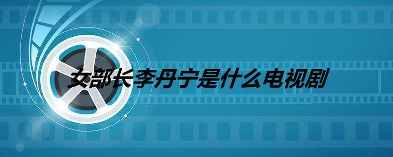 女部长李丹宁是什么电视剧