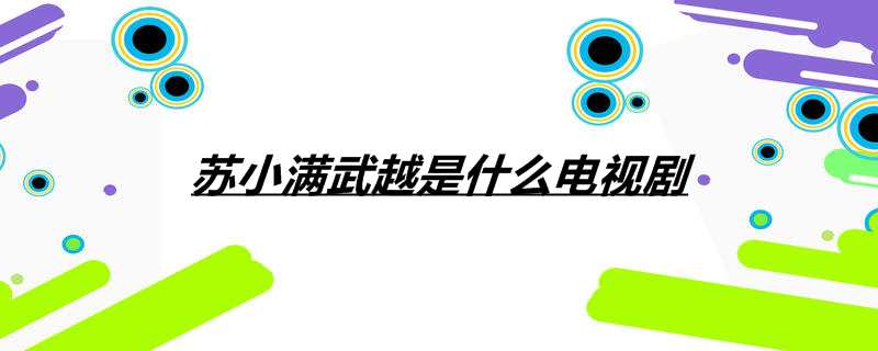 苏小满武越是什么电视剧