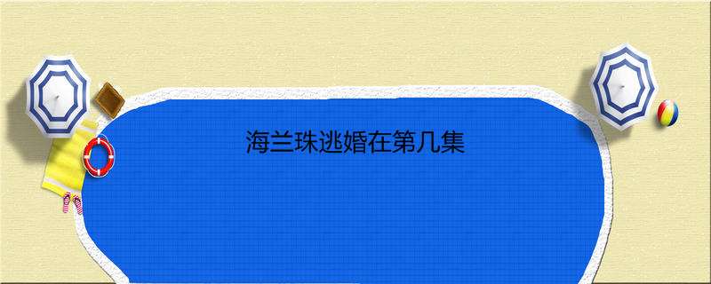 海兰珠逃婚在第几集