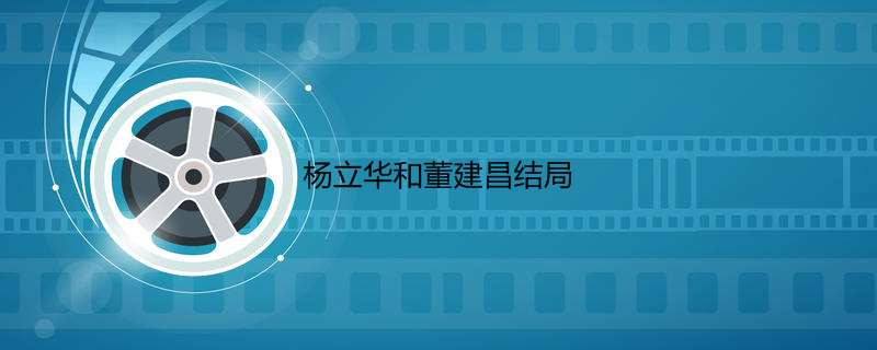 杨立华和董建昌结局