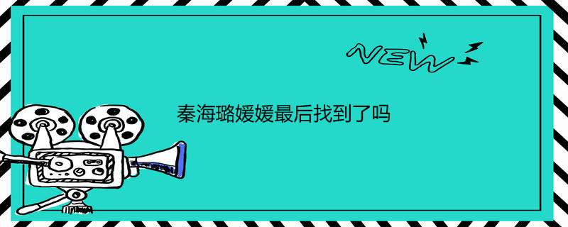秦海璐媛媛最后找到了吗