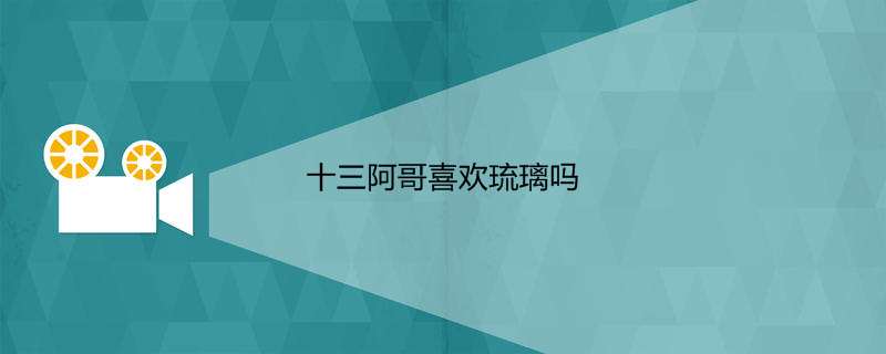 十三阿哥喜欢琉璃吗