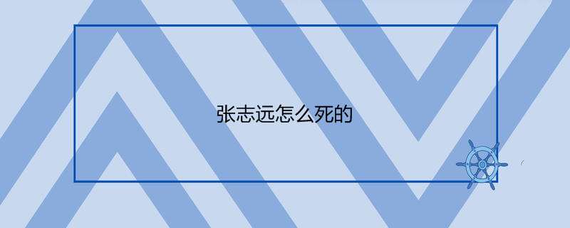 张志远怎么死的