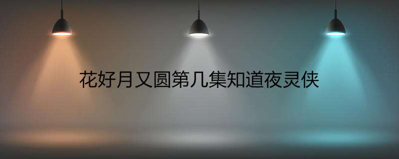 花好月又圆第几集知道夜灵侠