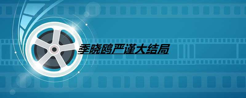 季晓鸥严谨大结局