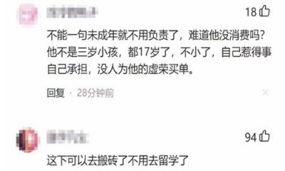17岁男生暑假挥霍30万留学费 该事件责任在谁始末详情深扒