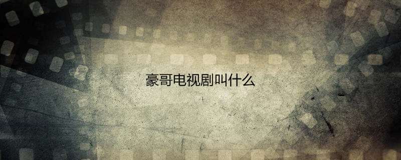 豪哥电视剧叫什么