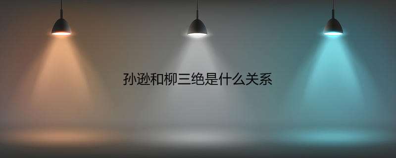 孙逊和柳三绝是什么关系