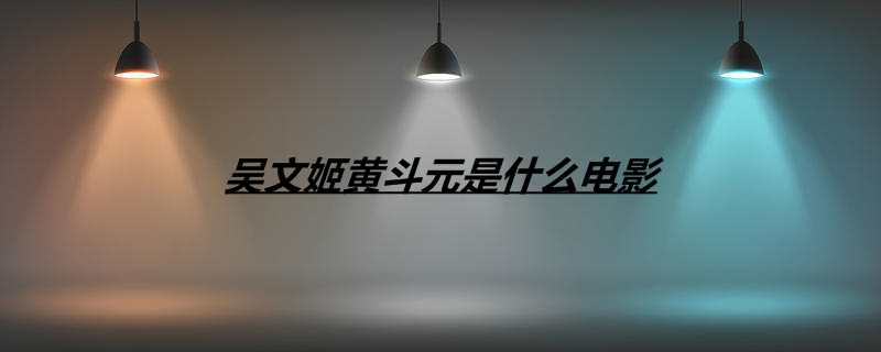 吴文姬黄斗元是什么电影
