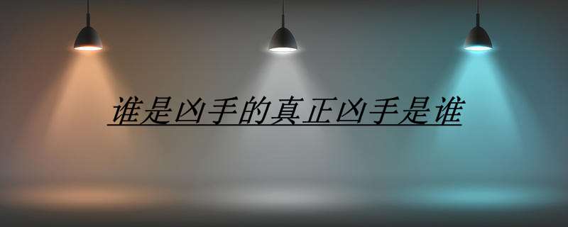 谁是凶手的真正凶手是谁