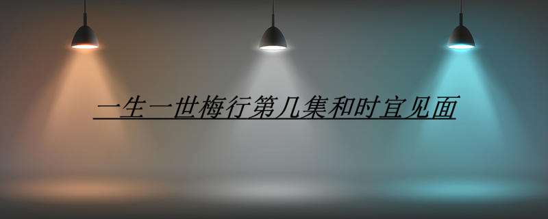 一生一世梅行第几集和时宜见面
