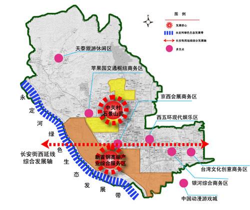 石景山区衙门口规划图，石景山区为什么那么小？